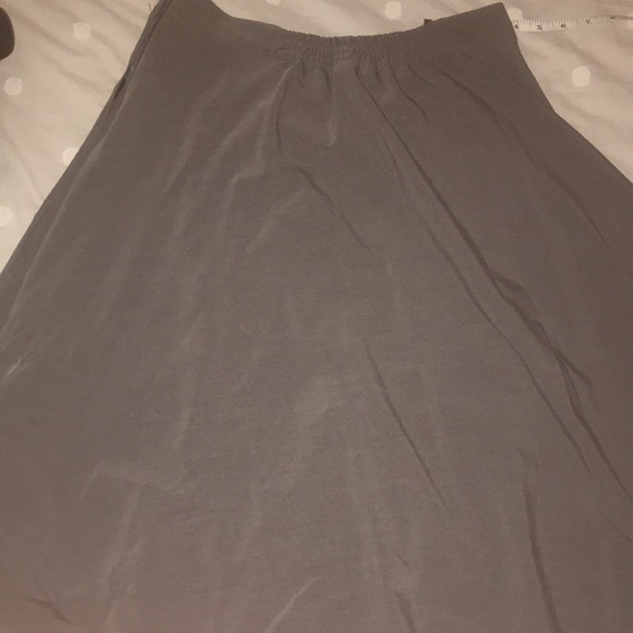 Modcloth Gray Midi Skirt - Picture 3 of 3
